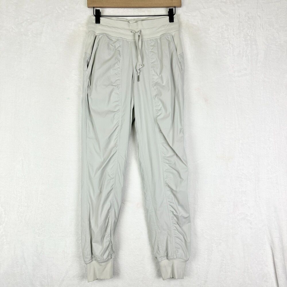 Lululemon Dance Studio Jogger Lined Size 4 Vapor Grey Swift Coolmax